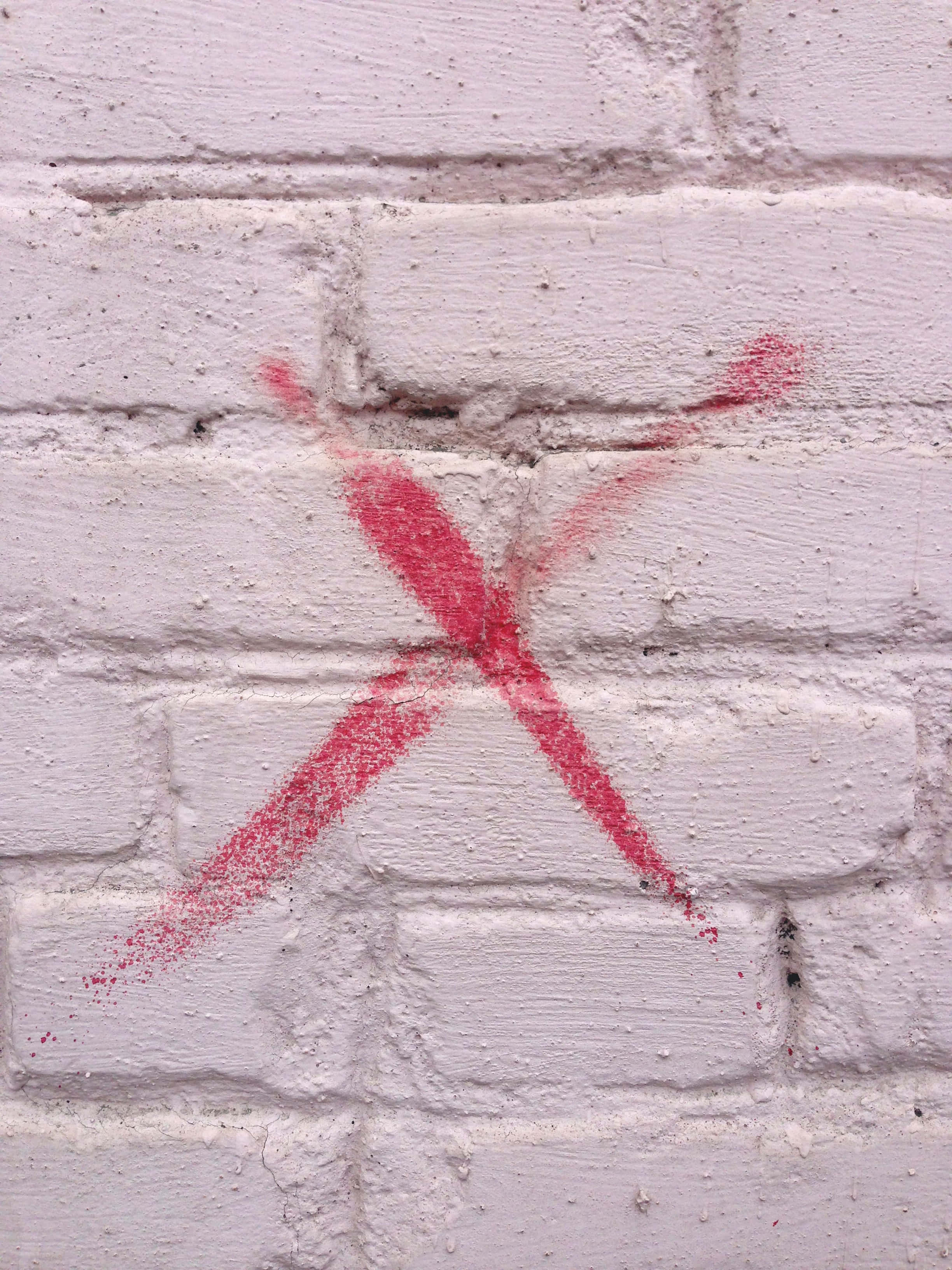 White Brick Wall Background Picha ya Ukuta