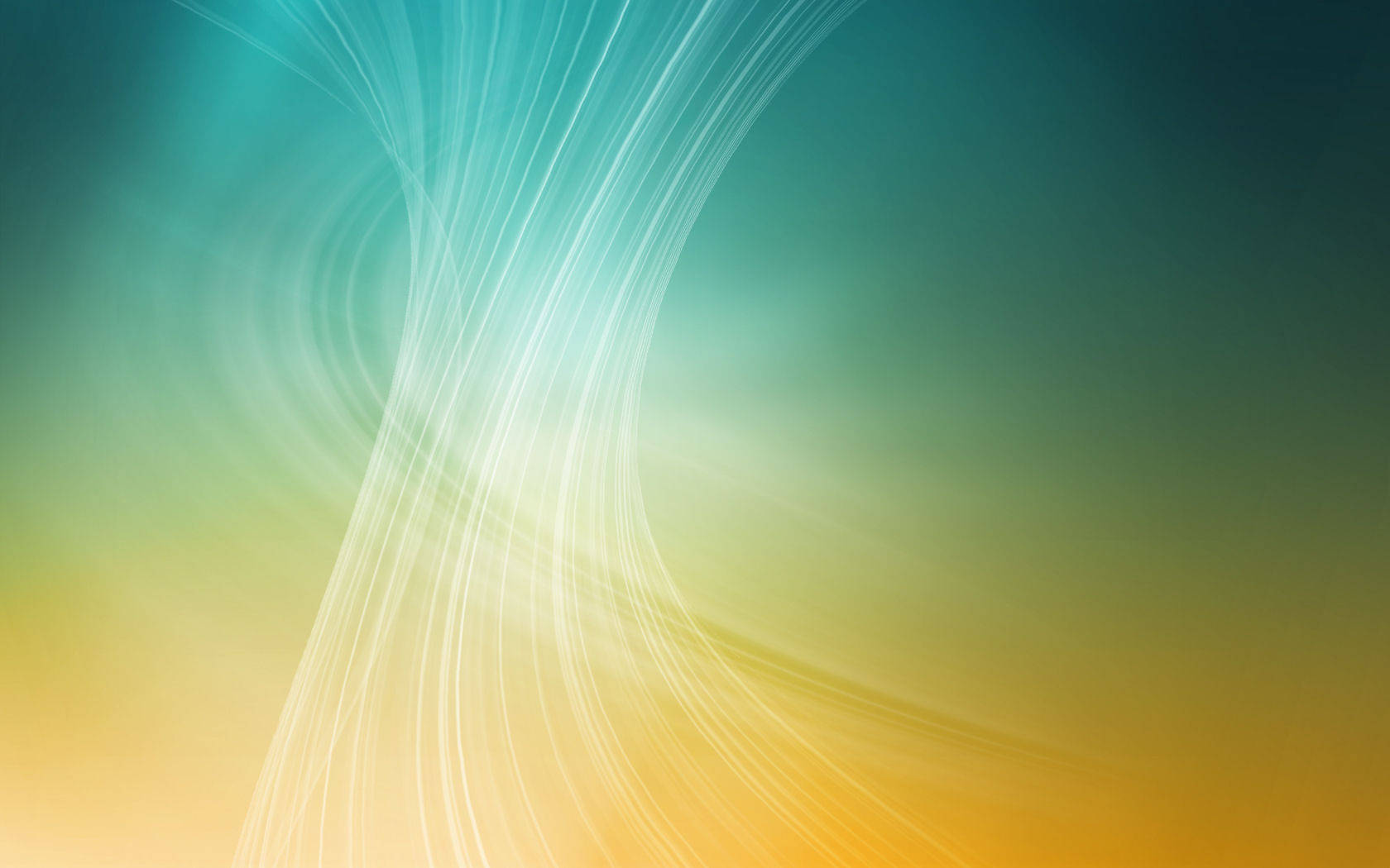 Wimbi la Kufikirika la Gradient Baridi la iPad Picha ya Ukuta