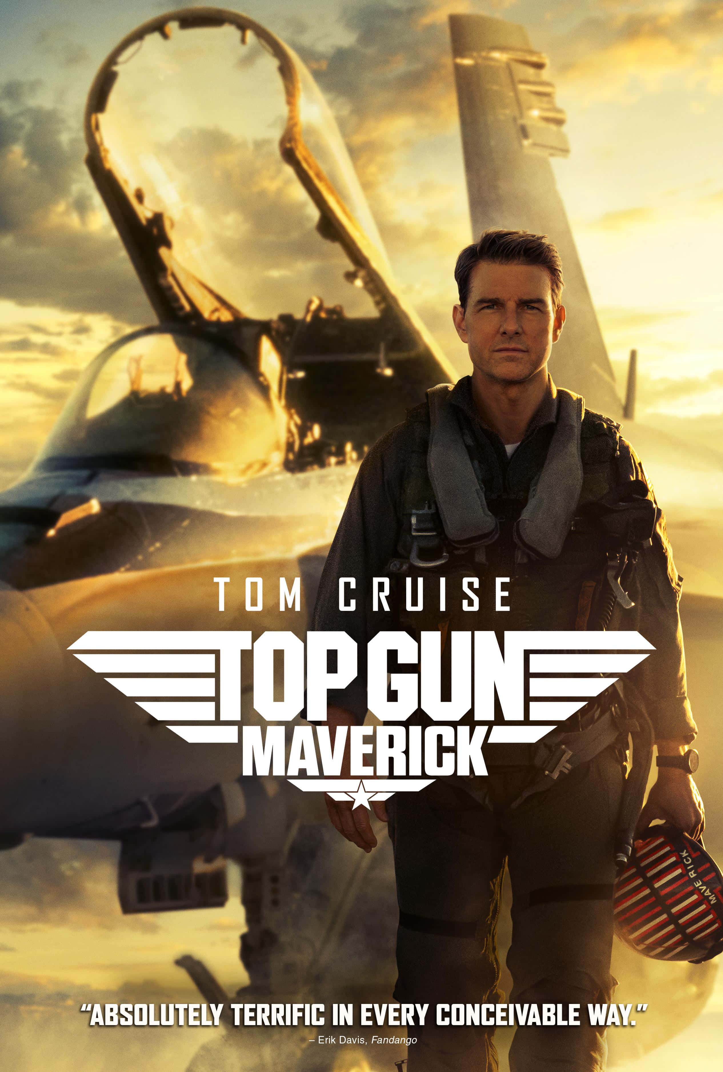 Wingu la juu la anga: Top Gun Picha ya Ukuta