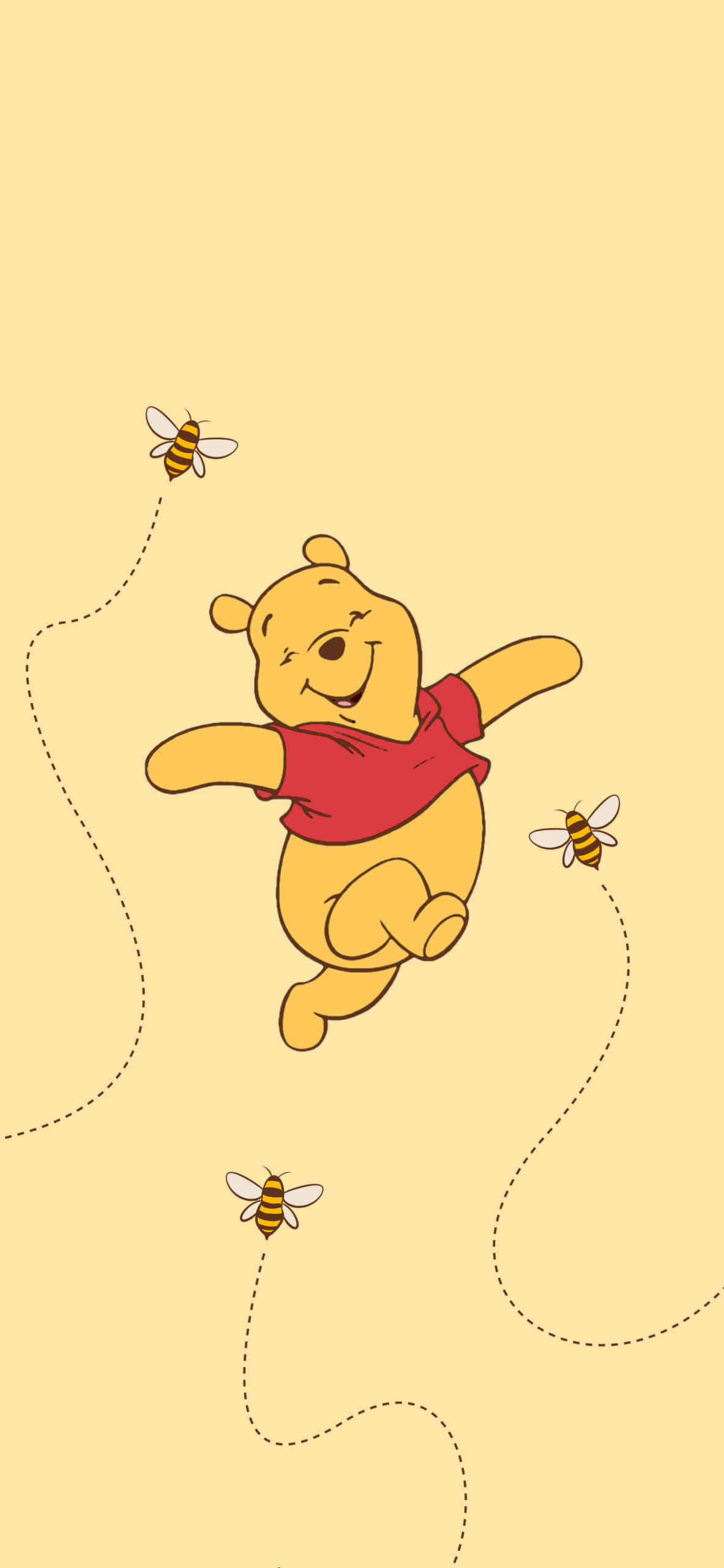 Winnie the Pooh na Wafanyakazi wake katika Msitu wa Kuvutia Picha ya Ukuta
