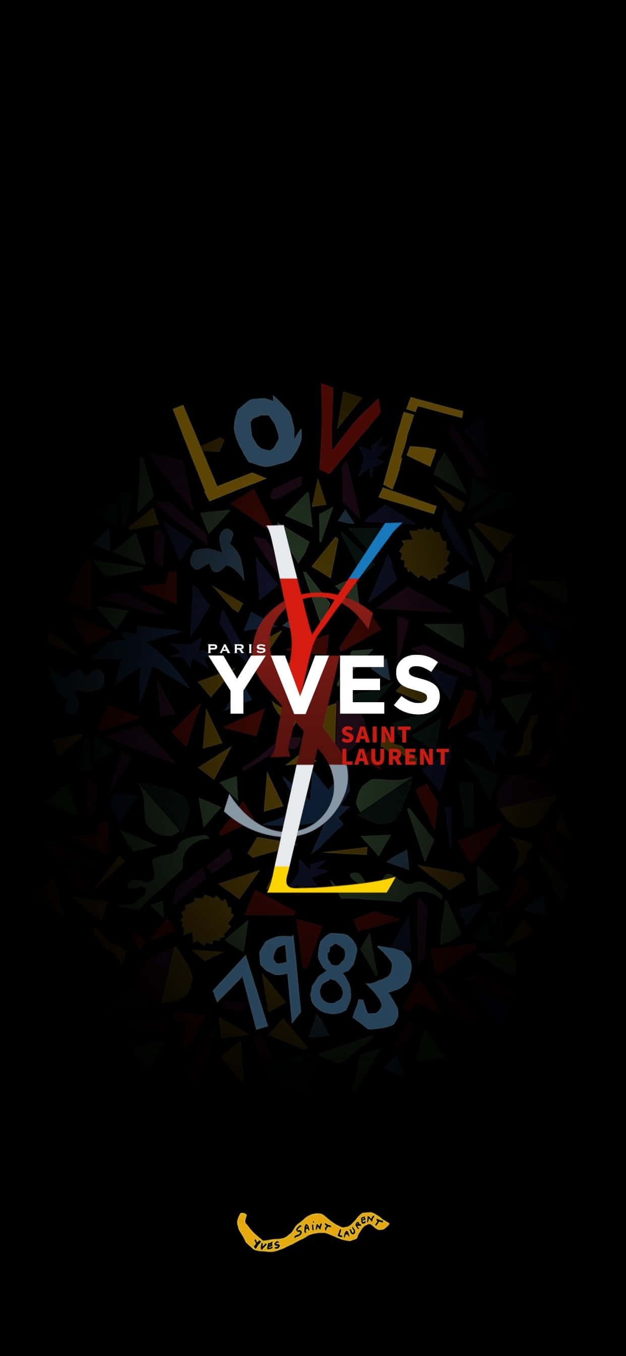 Witness the allure of Yves Saint Laurent, the iconic fashion house. Picha ya Ukuta