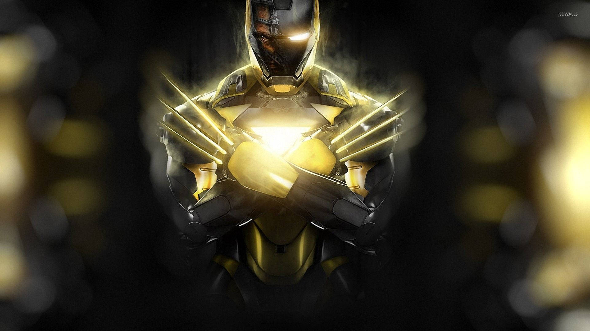 Wolverine Iron Man Picha ya Ukuta