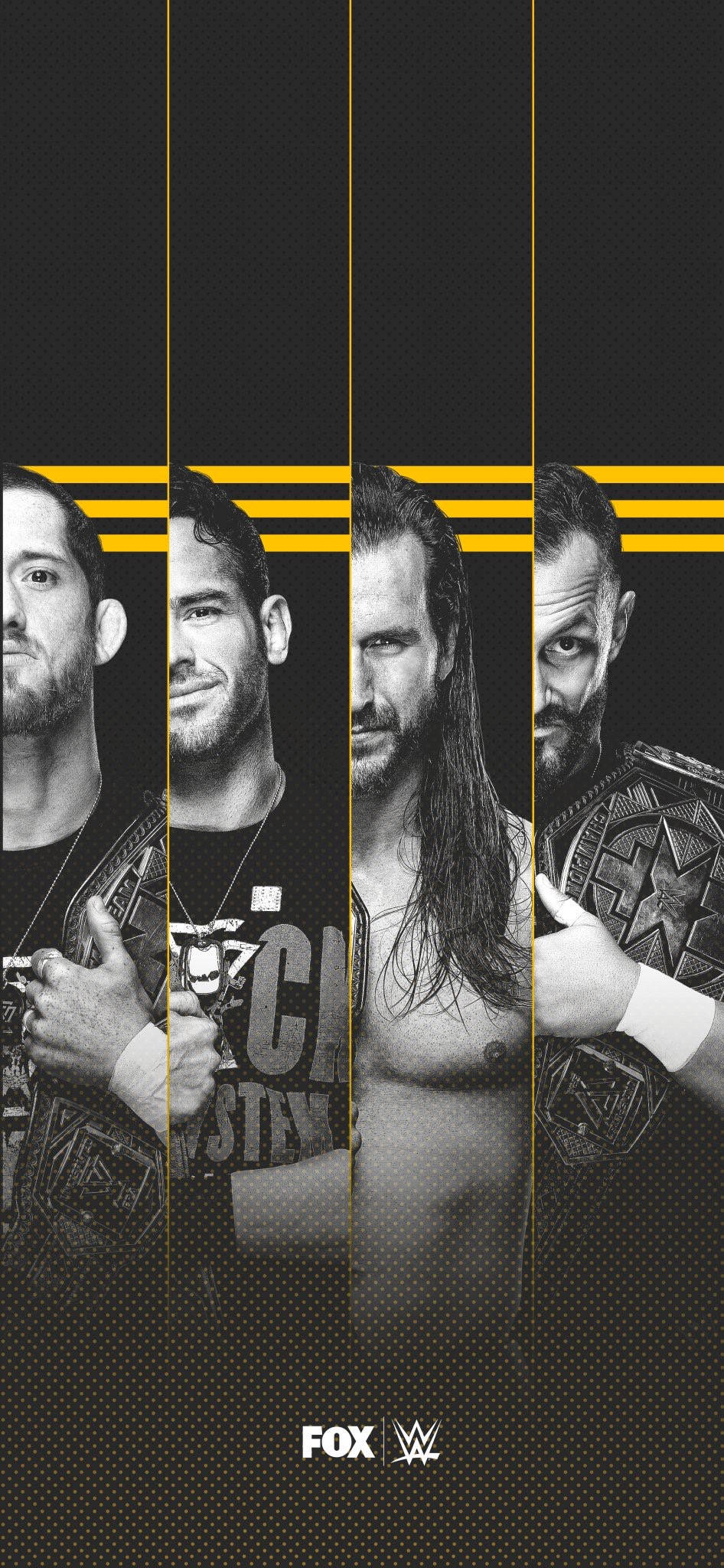 WWE Nxt Superstars Sauti na Weusi Picha ya Ukuta