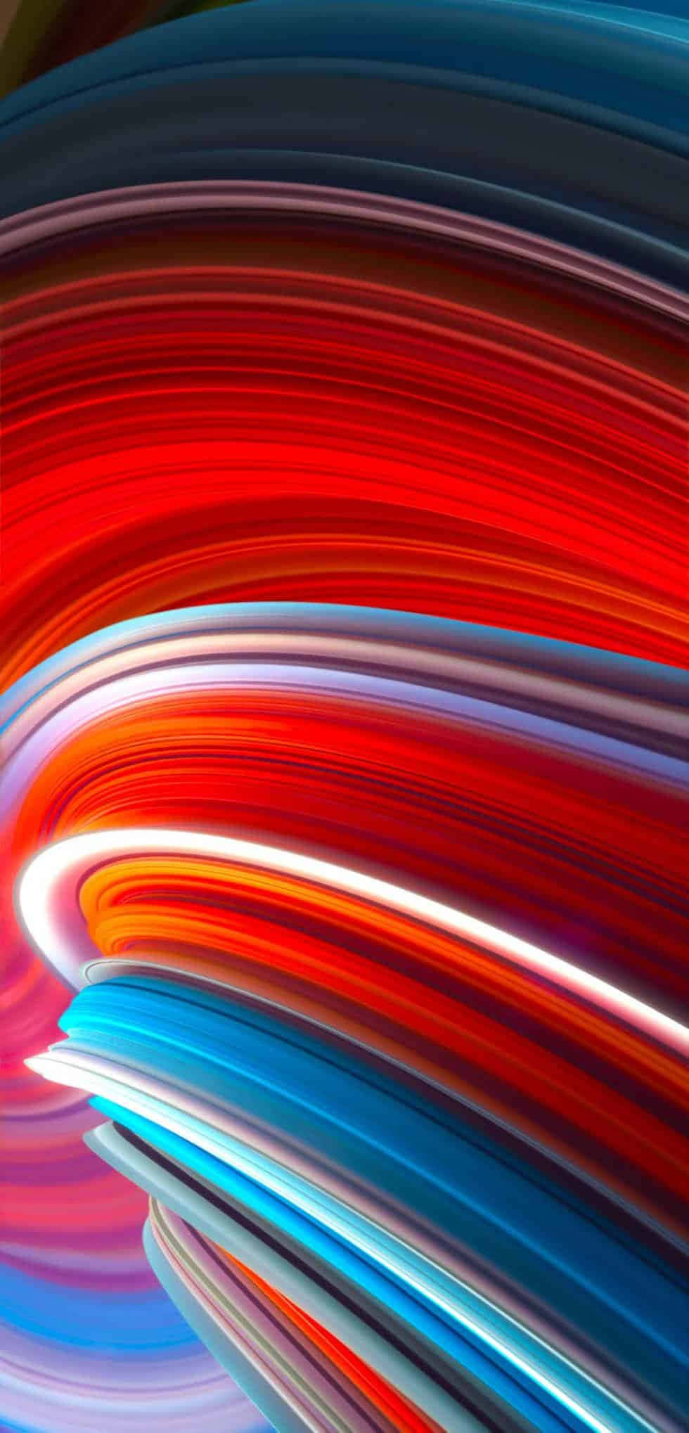 Xiaomi Smartphone kwenye Mandhari ya Abstract Picha ya Ukuta