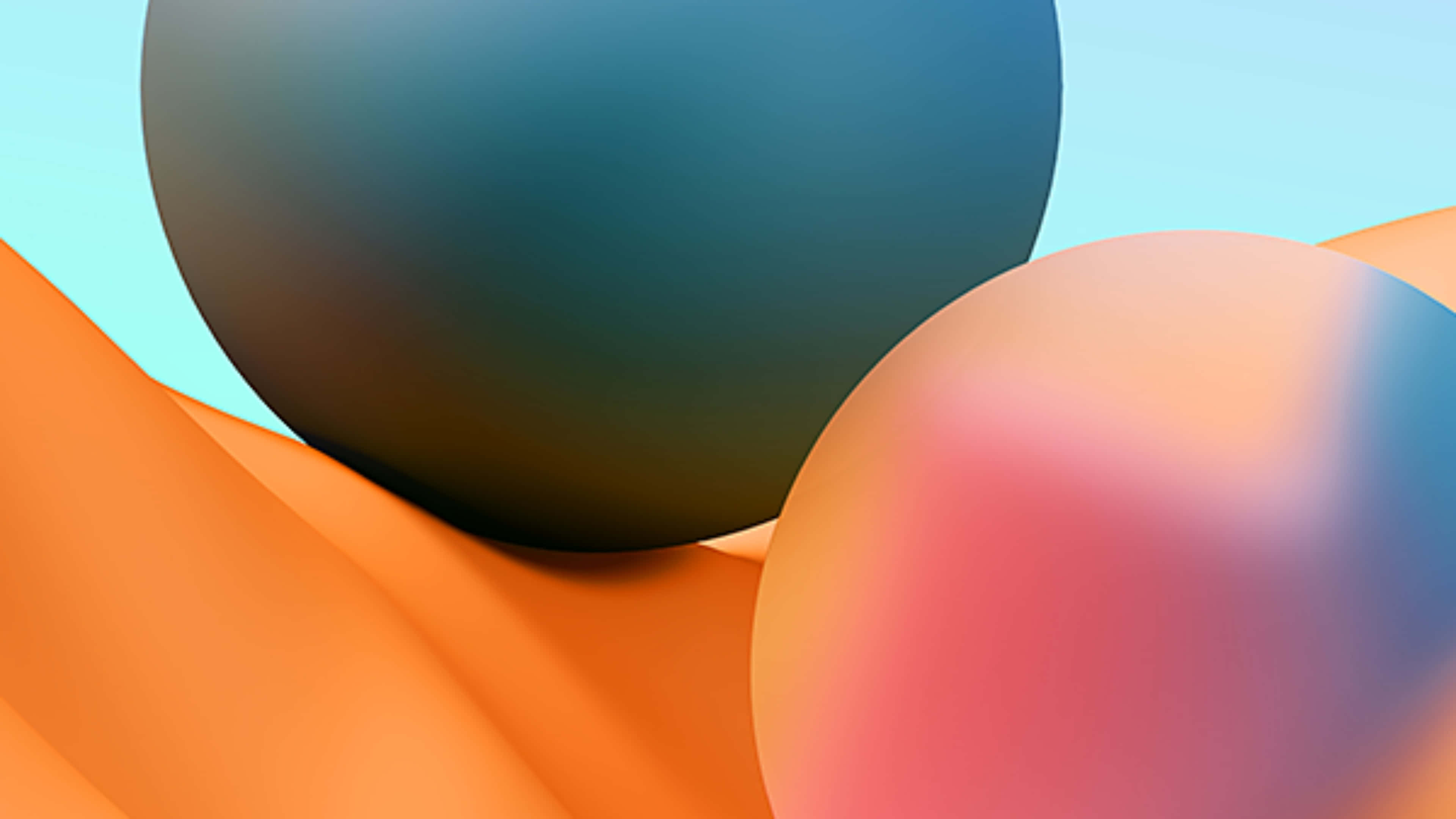 Xiaomi Tofaa ya Kisasa Inayowasilishwa kwenye Mandhari ya Gradient ya Kisasa Picha ya Ukuta