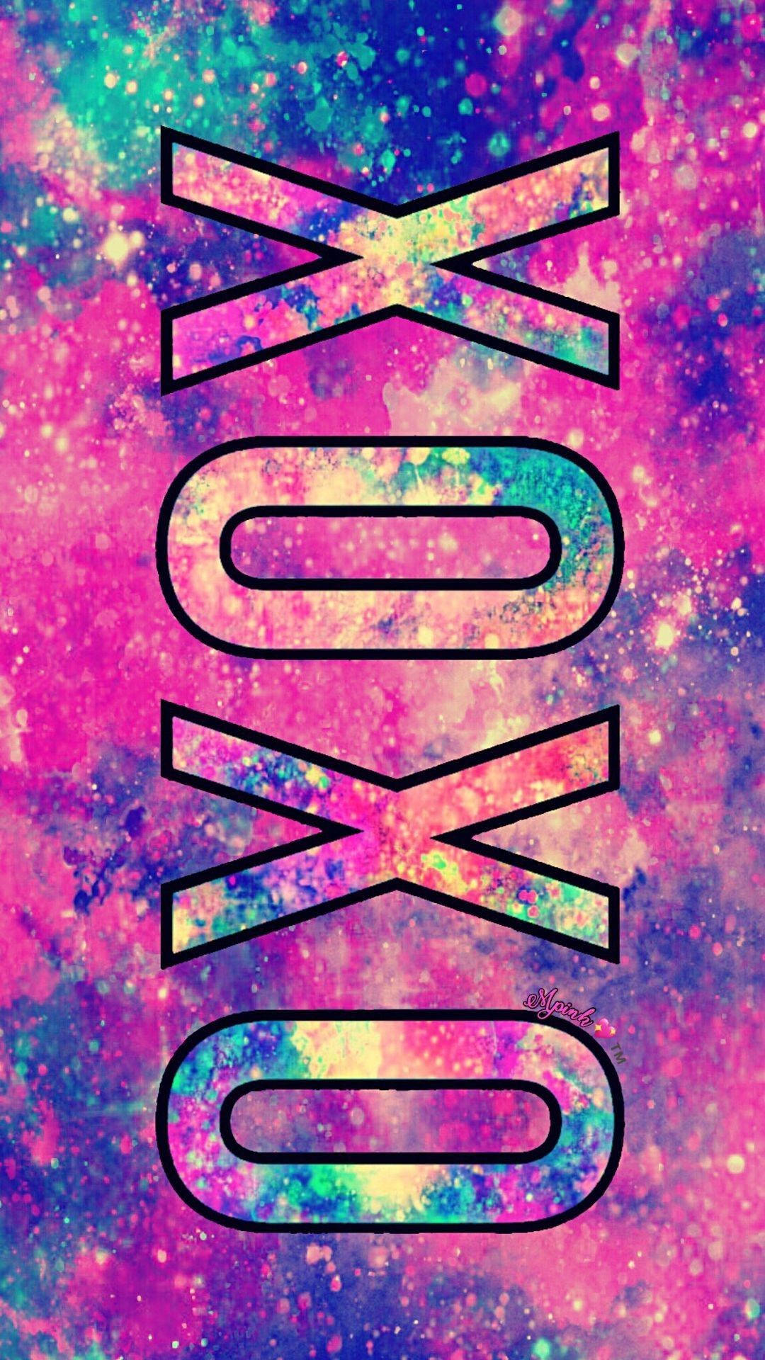 Xoxo kwenye Galaxy Mzuri Picha ya Ukuta