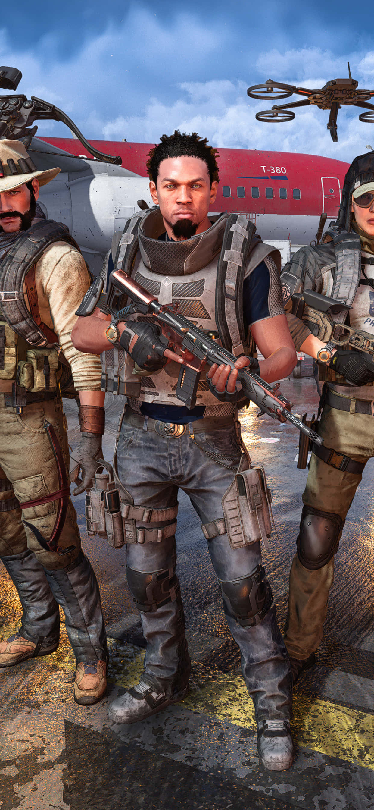 “XS Max The Division - Telefoni kwa wachezaji” Picha ya Ukuta
