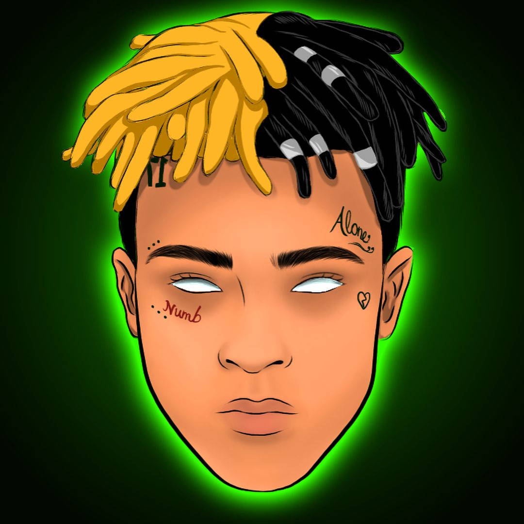 Xxxtentacion Anime Asiye na Macho Picha ya Ukuta