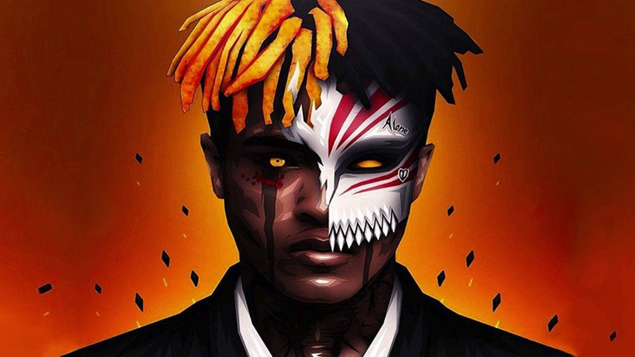 Xxxtentacion Anime Kinywa cha Hollows Picha ya Ukuta