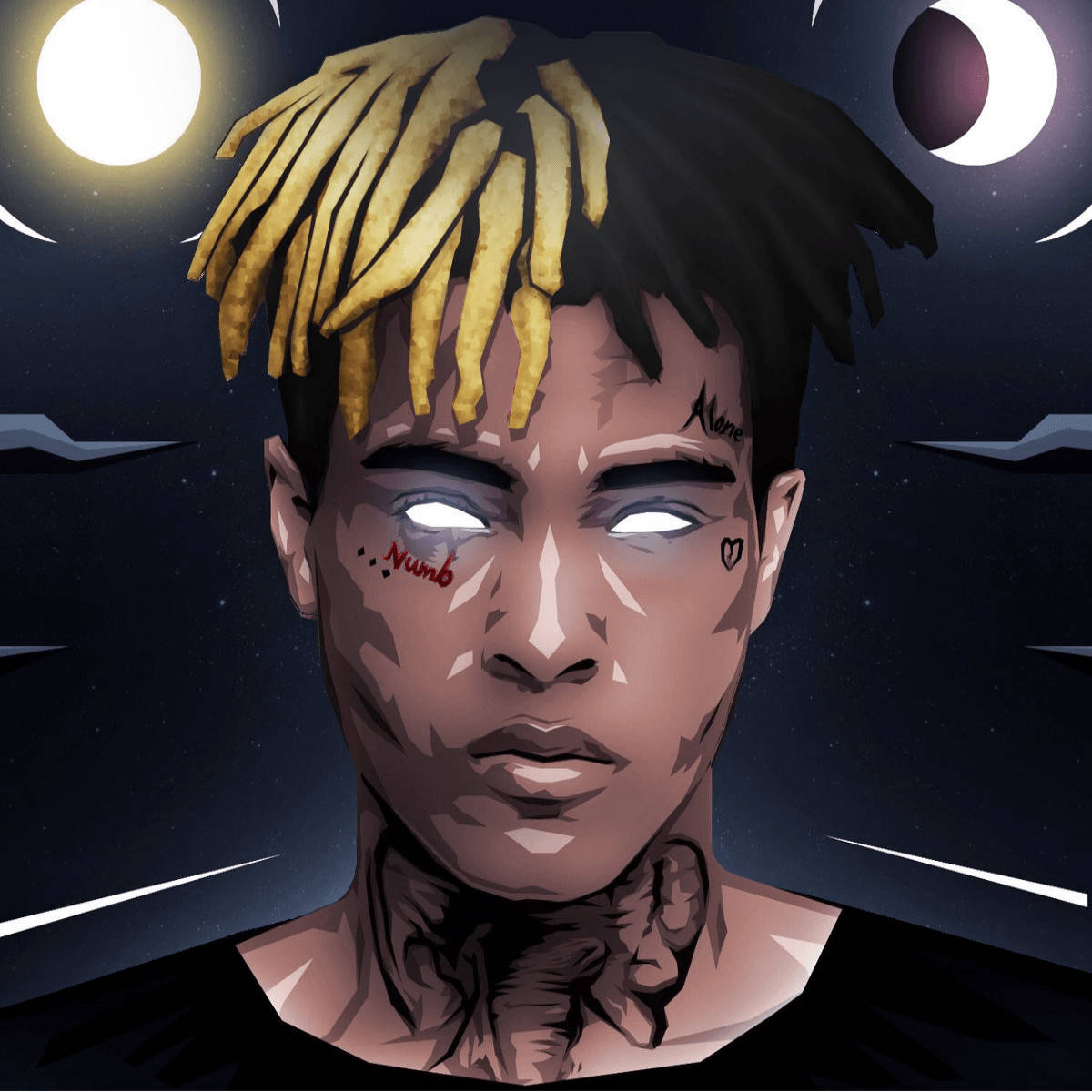 Xxxtentacion Anime Macho Yanayoangaza Picha ya Ukuta
