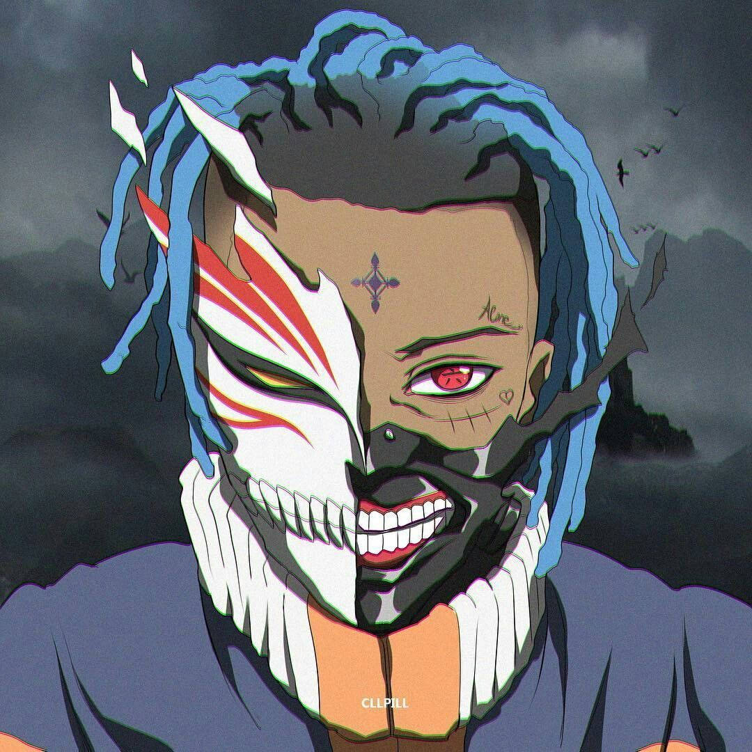 Xxxtentacion Anime Mask ya Bleach Picha ya Ukuta