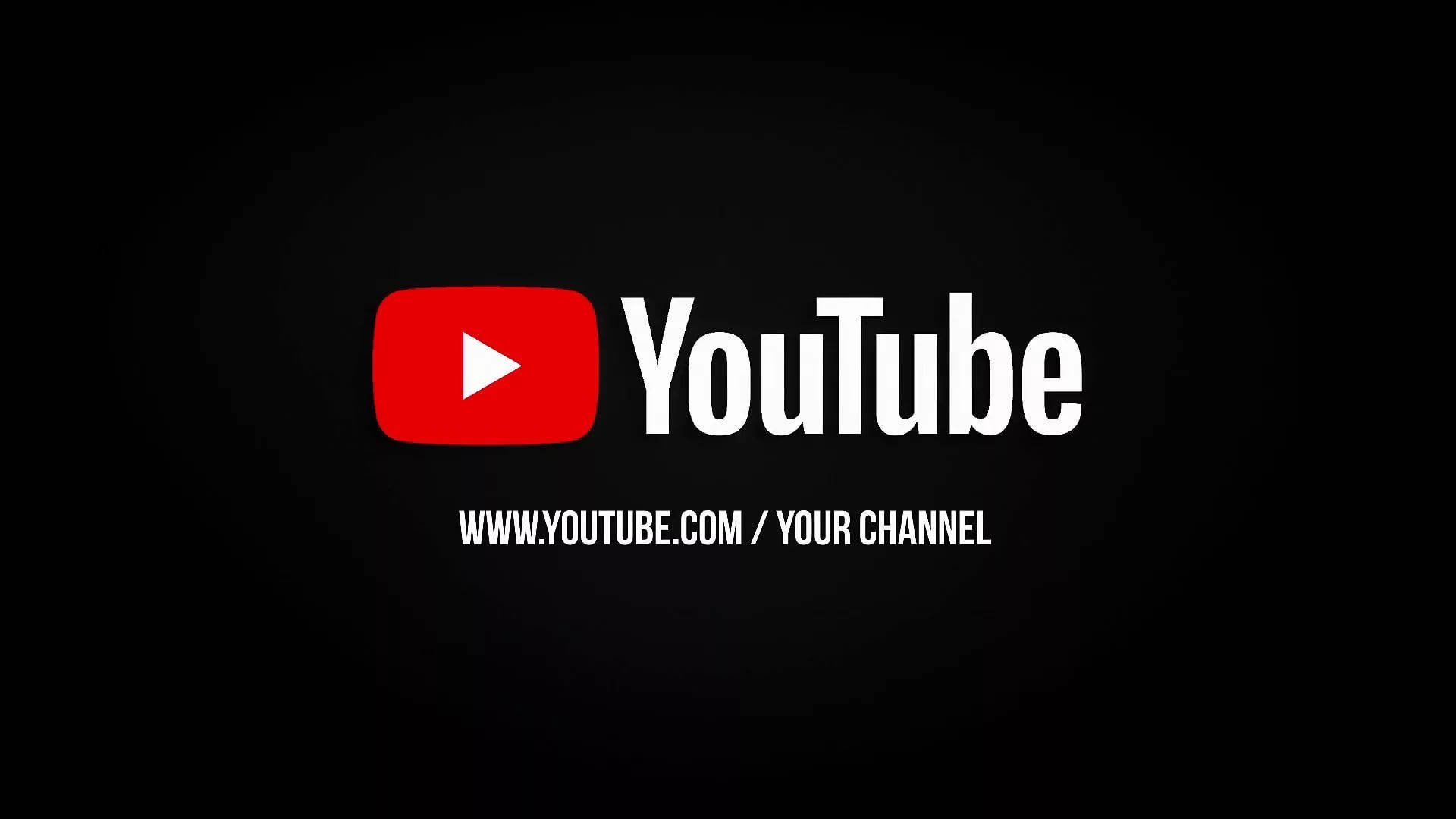 YouTube Kituo Cheusi Mweusi Picha ya Ukuta