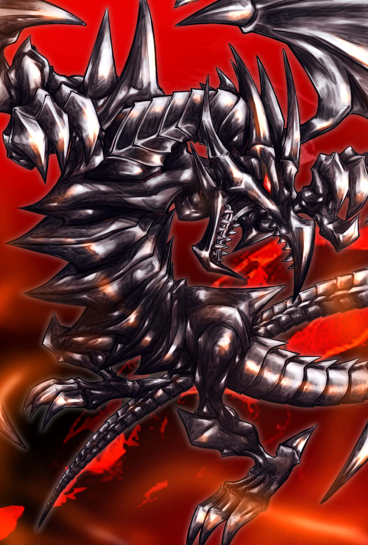 YuGiOh Dragons waonyesha uwezo wao wa kushangaza Picha ya Ukuta