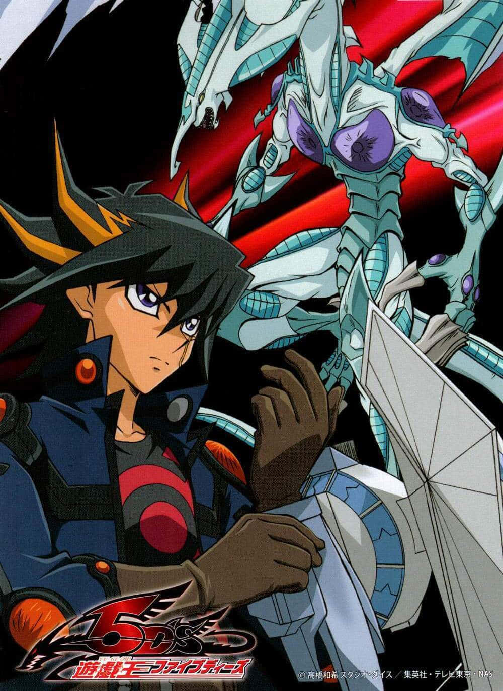 Yusei Fudo akizwa kwa ujasiri Picha ya Ukuta