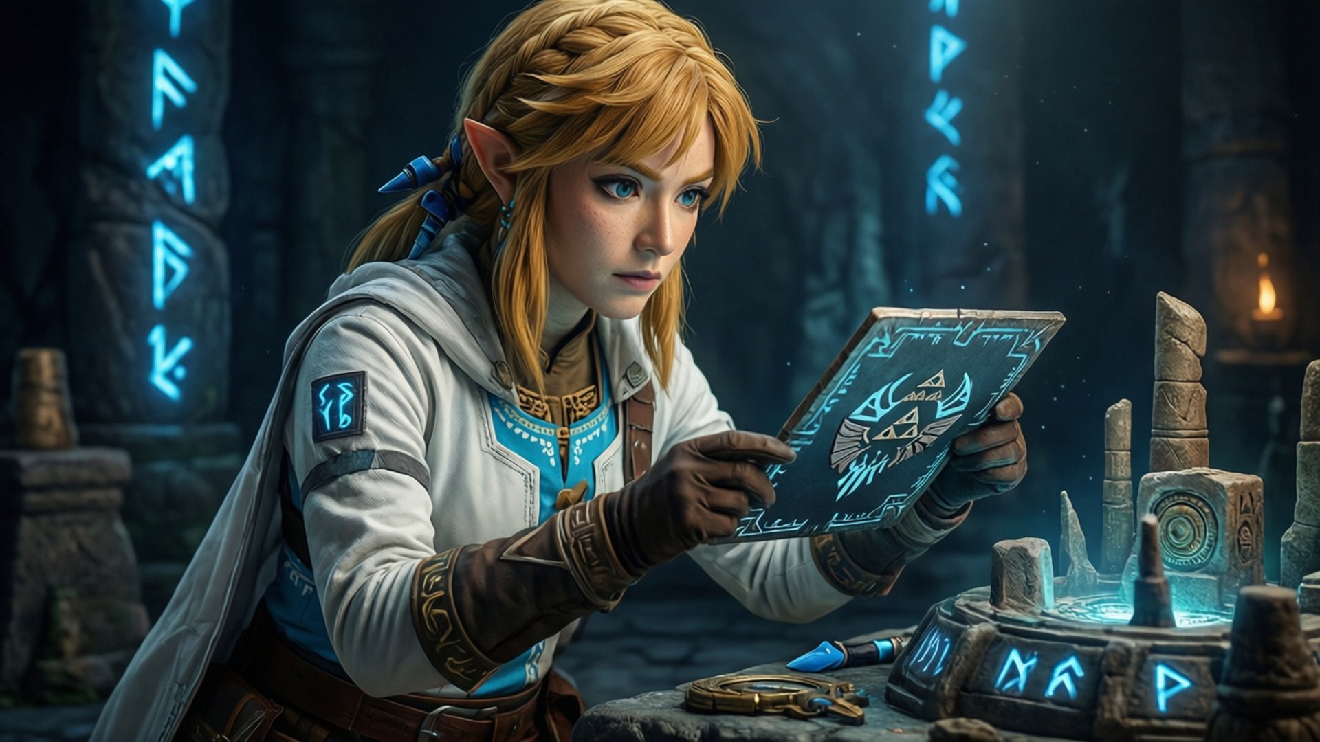 Zelda Mtafiti Picha ya Ukuta
