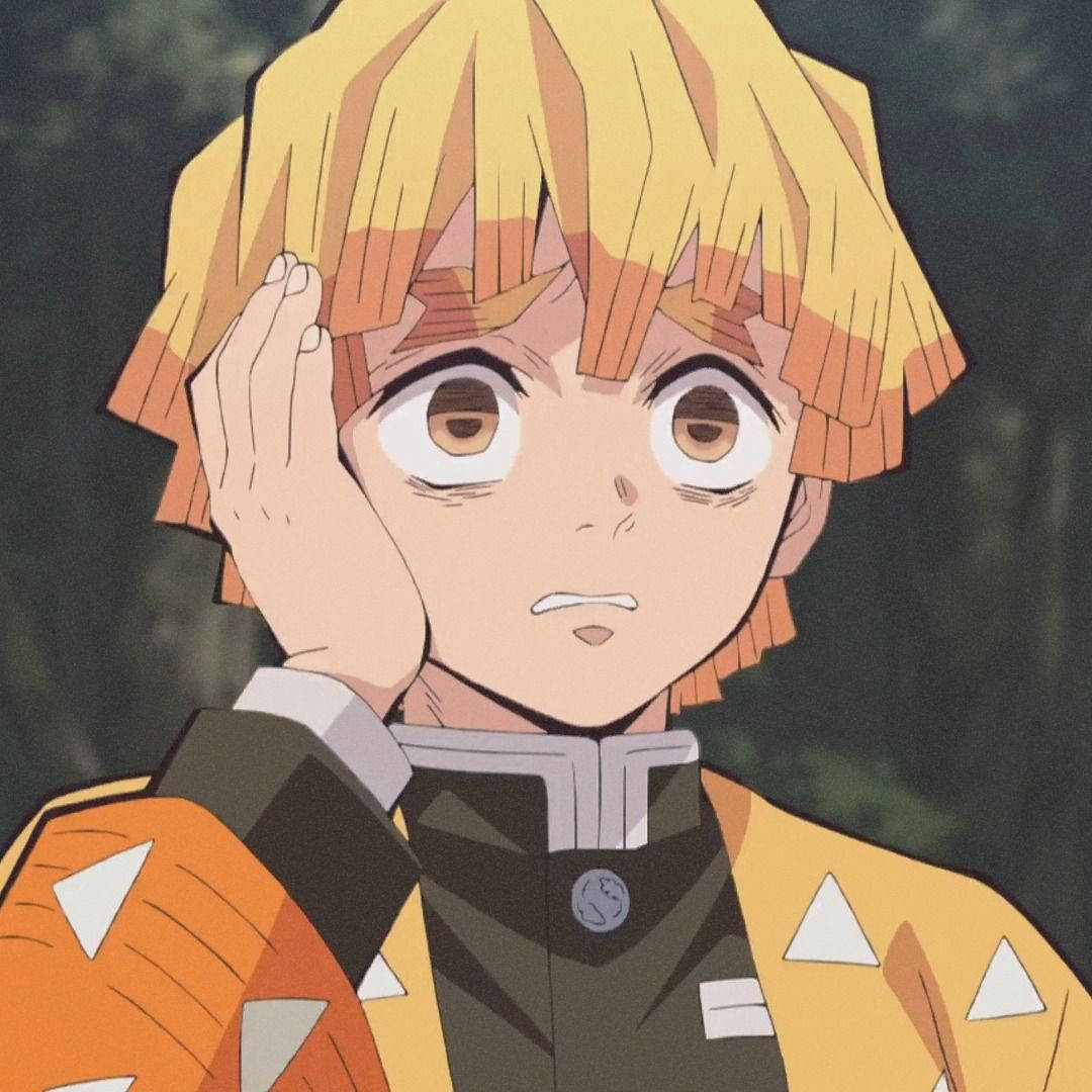Zenitsu Mwenye Woga wa Demon Slayer Picha ya Ukuta