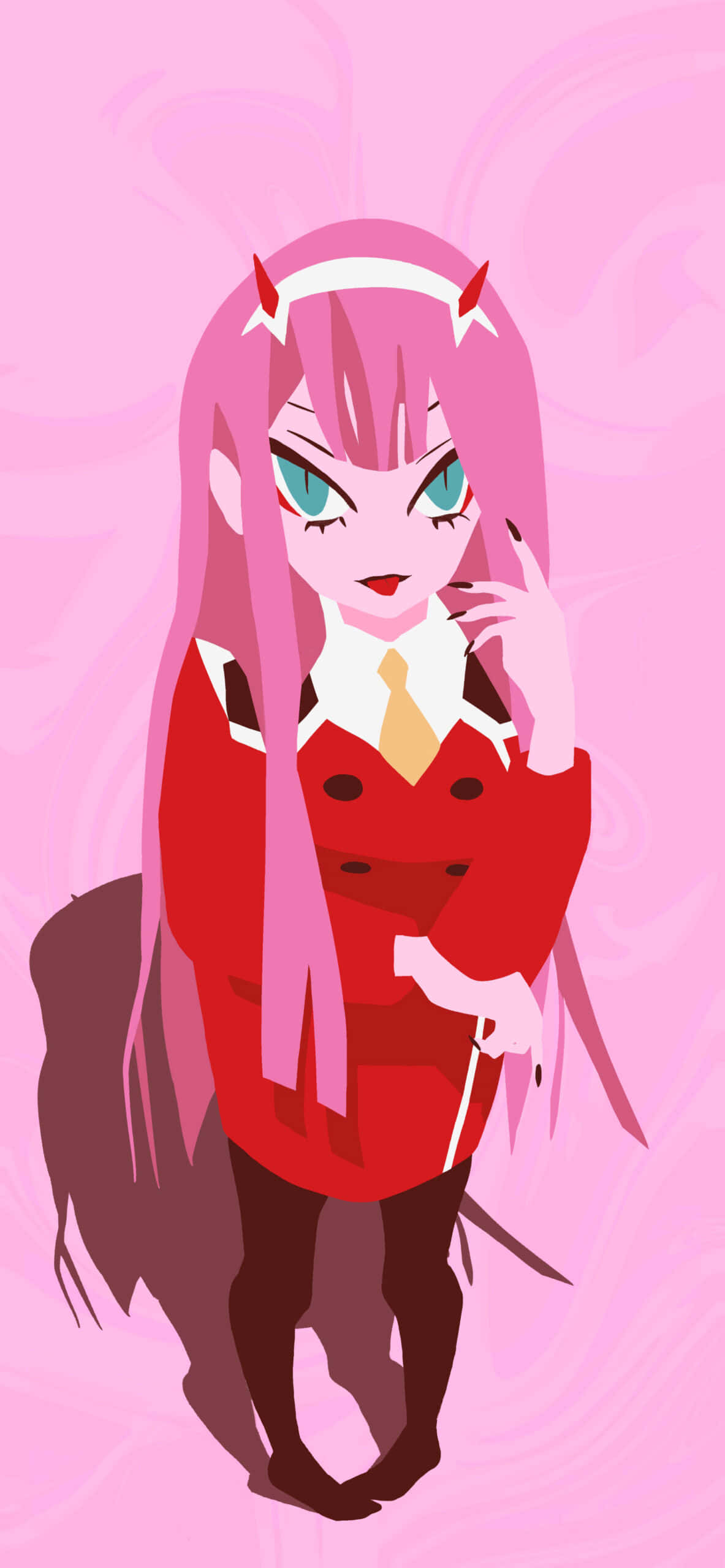 Zero Two, Darling in the Franxx Picha ya Ukuta
