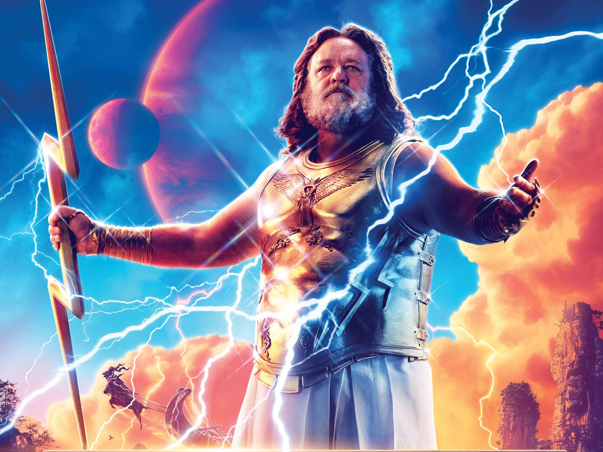 Zeus wa Thor Mapenzi na Ngurumo Picha ya Ukuta