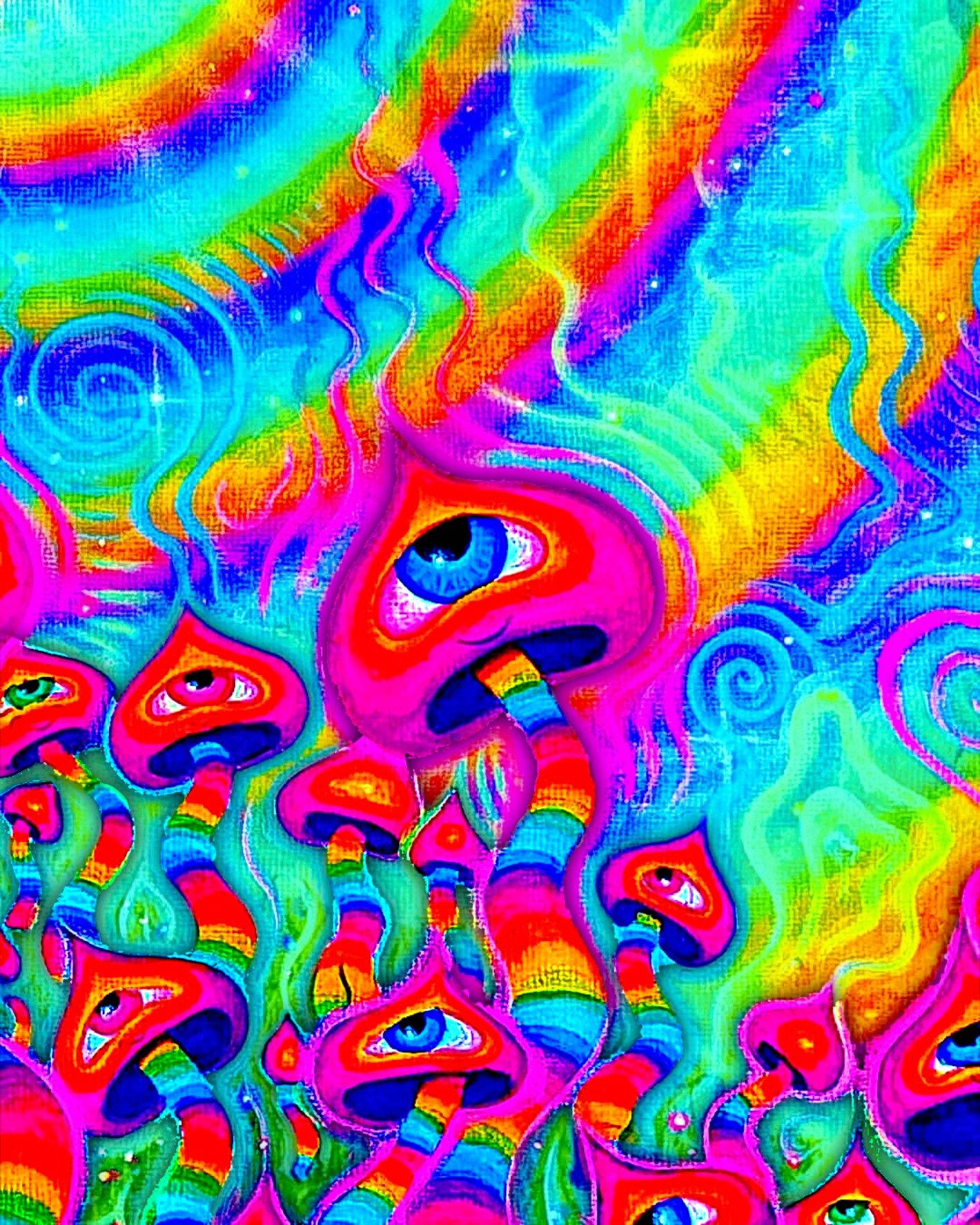 Zuru Aesthetic Trippy na kufurahia dunia yake yenye kusisimua kwa kuona. Picha ya Ukuta