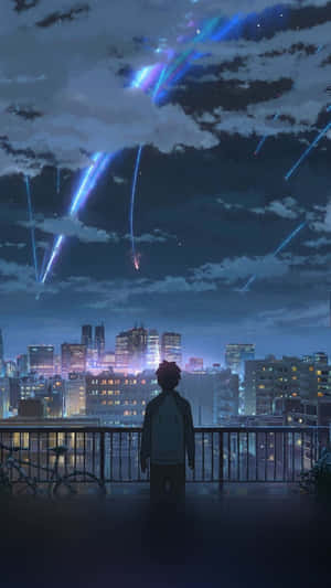 2016 Anime Jina Lako Mwenge wa Mji — Mandhari ya anime Picha ya Ukuta