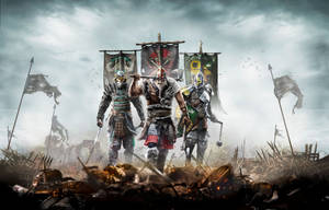 Picha ya mandhari ya 4k ya mchezo wa For Honor