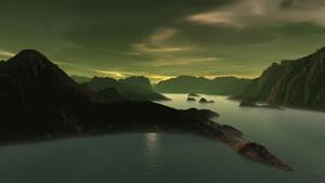 8k 7680x4320 Ultra Hd Resolution Desktop Fjord — 2560x1440 Picha ya Ukuta