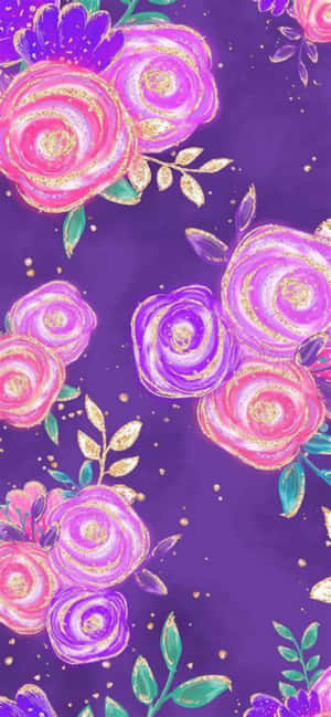 Cute Pink Purple — Oppo Reno15 F Picha ya Ukuta