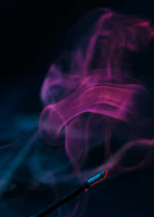 Pink Smoke Background — iPad 10th Generation Picha ya Ukuta