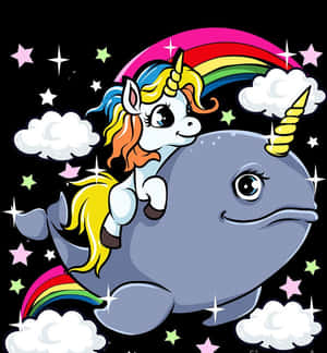 Narwhal pictures — Galaxy Z Flip 8 Picha ya Ukuta