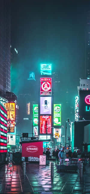 Neon City Aesthetic — Redmi Note 15 Picha ya Ukuta