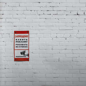 White Brick Wall Background — iPad Pro 12.9 Picha ya Ukuta