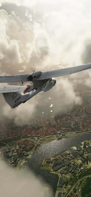 Android Microsoft Flight Simulator Background — Honor X5d Plus Picha ya Ukuta