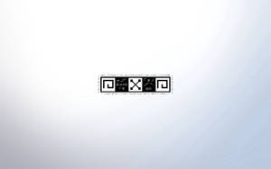 White And Black Symbols wallpaper