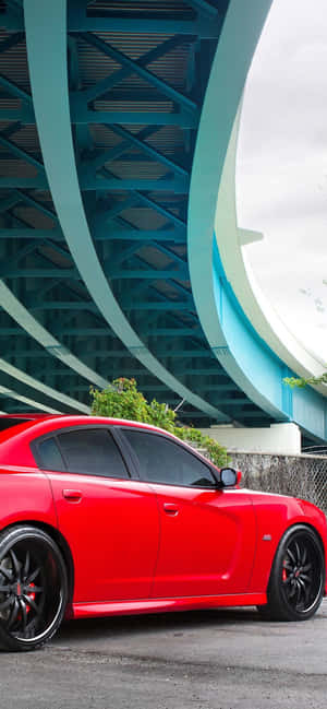 Red Car Iphone — Vivo X200 FE Picha ya Ukuta