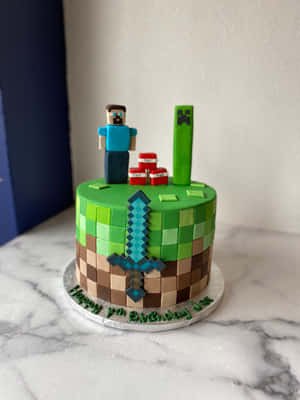 Minecraft Cakes Pictures — iPad Air 13 Picha ya Ukuta