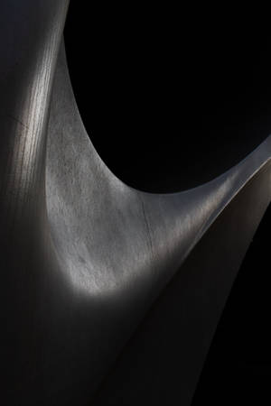 Abstract Black Sculpture Dim — Huawei MatePad Air (2026) Picha ya Ukuta