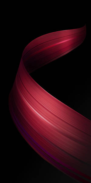 Abstract Red Ribbon Oppo A5s — Oppo Picha ya Ukuta