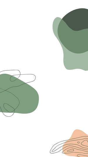 Abstractu Aesthetic ya Kijani na Safi — Abstract Picha ya Ukuta