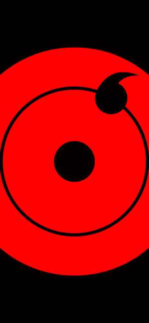 Minimalist Sharingan — Motorola Edge 70 Picha ya Ukuta