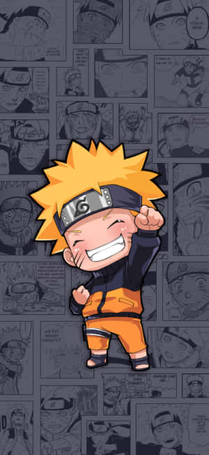 Naruto Chibi — Motorola Edge (2025) Picha ya Ukuta