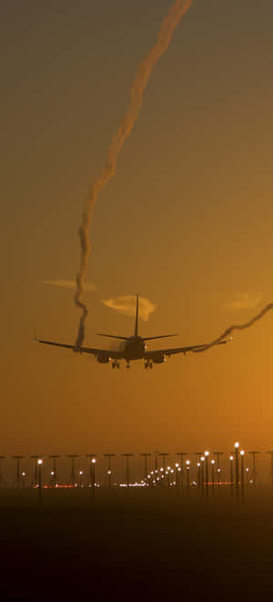 Android Plane Background — iPhone Air Picha ya Ukuta