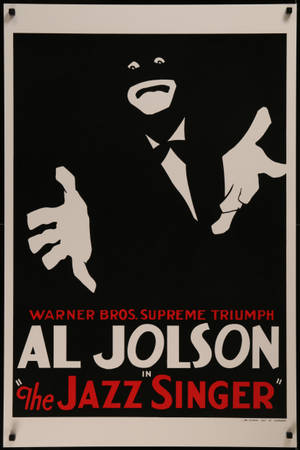 Al Jolson The Jazzy Singer Creepy Cover — Huawei MatePad 11.5 S (2025) Picha ya Ukuta