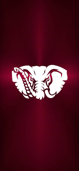 Metallic Alabama Crimson Tide Elephant wallpaper — 1320x2868 Picha ya Ukuta