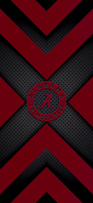 Perforated Alabama Crimson Tide wallpaper — iPhone Xs Picha ya Ukuta