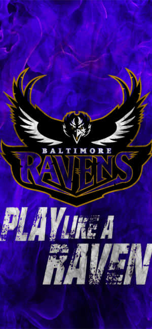 Nyuma ya Baltimore Ravens — POCO C81 Picha ya Ukuta