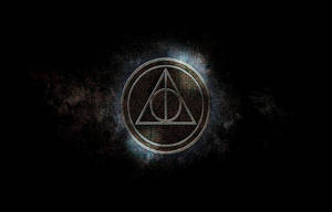 Alama ya Deathly Hallows Harry Potter Ipad — Aesthetic Harry Potter Picha ya Ukuta