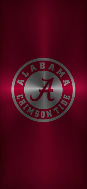 Metallic Logo Alabama Crimson Tide wallpaper — iPhone 18 Pro Max Picha ya Ukuta