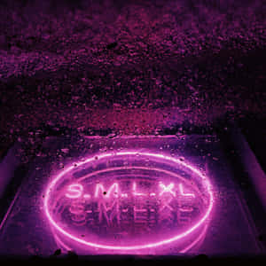 Purple Neon Background — iPad 10th Generation Picha ya Ukuta