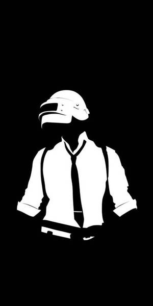 Alama ya PUBG Sefu na Weusi — 18:9 Picha ya Ukuta