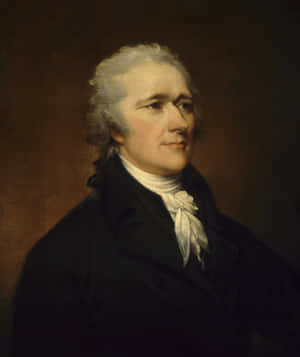 Picha za Alexander Hamilton — Pixel Fold Picha ya Ukuta